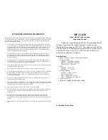 MFJ MFJ-1438 Instruction Manual preview