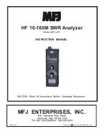 Предварительный просмотр 1 страницы MFJ MFJ-207 Instruction Manual