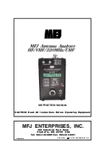 MFJ MFJ-266C Instruction Manual предпросмотр