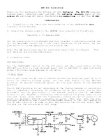 Предварительный просмотр 1 страницы MFJ MFJ-816 Manual