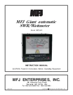 Preview for 1 page of MFJ MFJ-869 Instruction Manual