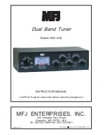 MFJ MFJ-923 Instruction Manual preview