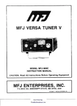 MFJ MFJ-989C Instruction Manual preview