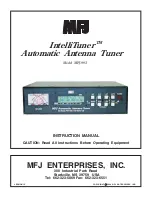 MFJ MFJ-993 Instruction Manual preview