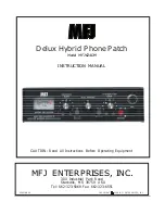 MFJ Telepatch II Instruction Manual preview