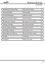 Preview for 2 page of mft multi-cargo 2 family Manual