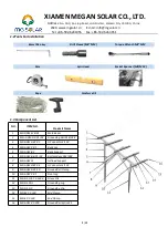 Preview for 2 page of MG SOLAR Aluminum Ground Mounting System Installation Manual