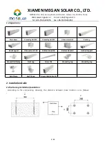 Preview for 3 page of MG SOLAR Aluminum Ground Mounting System Installation Manual