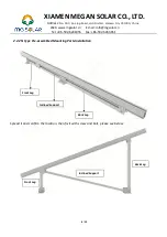 Preview for 6 page of MG SOLAR Aluminum Ground Mounting System Installation Manual