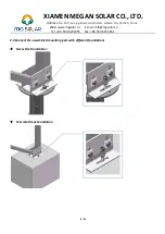 Preview for 8 page of MG SOLAR Aluminum Ground Mounting System Installation Manual