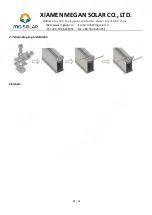 Preview for 12 page of MG SOLAR Aluminum Ground Mounting System Installation Manual