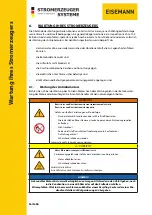 Предварительный просмотр 38 страницы MG EISEMANN BSKA 14 EV RSS cube Operating Manual