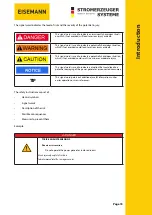 Предварительный просмотр 60 страницы MG EISEMANN BSKA 14 EV RSS cube Operating Manual