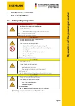 Предварительный просмотр 72 страницы MG EISEMANN BSKA 14 EV RSS cube Operating Manual