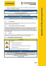 Предварительный просмотр 80 страницы MG EISEMANN BSKA 14 EV RSS cube Operating Manual