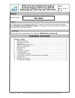 Preview for 2 page of MG TOP SP Operation Instructions Manual