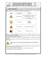 Preview for 3 page of MG TOP SP Operation Instructions Manual