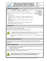 Preview for 4 page of MG TOP SP Operation Instructions Manual