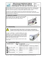 Preview for 6 page of MG TOP SP Operation Instructions Manual