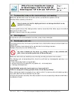 Preview for 7 page of MG TOP SP Operation Instructions Manual