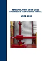 Предварительный просмотр 1 страницы MG WHM-2020 Operation & Maintenance Manual