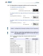 Предварительный просмотр 61 страницы MGC INX-10A Series Installation And Operation Manual