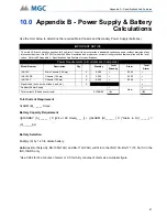 Предварительный просмотр 97 страницы MGC INX-10A Series Installation And Operation Manual