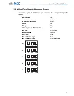 Предварительный просмотр 99 страницы MGC INX-10A Series Installation And Operation Manual