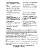 Предварительный просмотр 2 страницы MGC SD-100 Series Installation And Maintenance Instructions