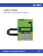 Preview for 1 page of MGC UDACT-300A Installation And Operation Manual Supplement