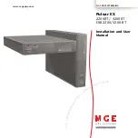 Preview for 1 page of MGE UPS Systems 2200 RT 2U Installation And User Manual