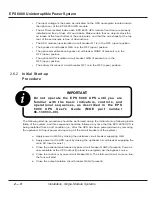 Preview for 48 page of MGE UPS Systems EPS 6000 Installation Manual