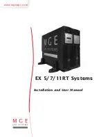 MGE UPS Systems EX 11RT Installation And User Manual предпросмотр