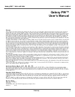 Preview for 7 page of MGE UPS Systems Galaxy PW User Manual