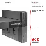 MGE UPS Systems PULSAR EVOLUTION 2200 Installation And User Manual предпросмотр