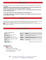 Preview for 2 page of MGF 905200 User Manual