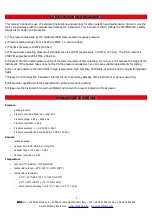 Preview for 3 page of MGF 930780 User Manual