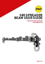 MGF S80 SPREADER BEAM User Manual preview