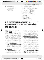 Preview for 17 page of MGG Elektro 86225 Manual