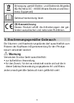 Preview for 6 page of MGG 329118 2001 Instructions For Use Manual