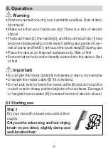 Preview for 44 page of MGG 329118 2001 Instructions For Use Manual