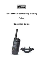 MGG DTC-2000-1 Operation Manual preview