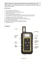 Preview for 3 page of MGG DTC 2000 Pro Series Operator'S Manual