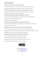 Preview for 8 page of MGG DTC 400 Operator'S Manual