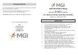 MGI 12v-LC2322 Users Manual And Important Safety Information предпросмотр