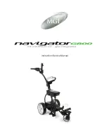 MGI Navigator G800 Instruction And Service Manual preview