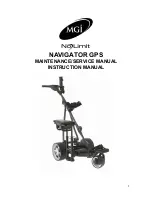 MGI NAVIGATOR GPS Maintenance/Service Manual Instruction Manual preview