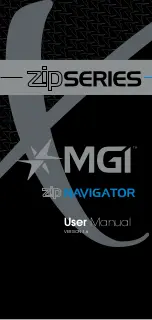 MGI ZIP Navigator User Manual preview