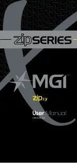 MGI ZIP X1 User Manual preview