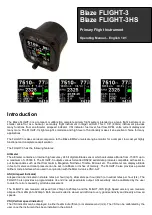 Preview for 1 page of MGL Avionics Blaze FLIGHT-3 Operating Manual